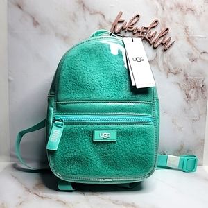 UGG dannie mini backpack clear color TDP blue green new with tags and du…
